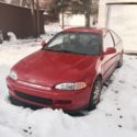 1994 Red Honda Civic thumbnail