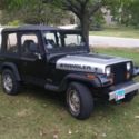 1994 Black Jeep Wrangler thumbnail