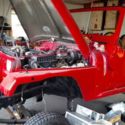1994 Red Jeep Wrangler thumbnail