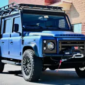 1994 Bursting Blue Land Rover Defender thumbnail