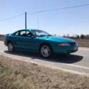 1994 Teal Ford Mustang thumbnail