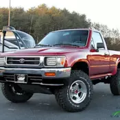 1994 Red Toyota Pickup thumbnail