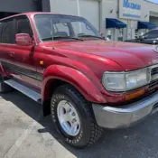 1994 Burgundy Toyota Land Cruiser thumbnail