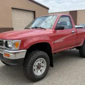 1994 Red Toyota Pickup thumbnail