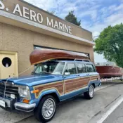 1991 Spinnaker Blue Metallic Jeep Wagoneer thumbnail