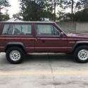 1992 Burgundy Jeep Cherokee thumbnail