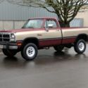 1992 Burgundy/Tan Dodge Other Pickups thumbnail