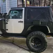 1901 Silver Jeep Wrangler thumbnail