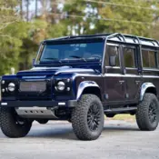 1993 Nautical Blue Land Rover Defender thumbnail