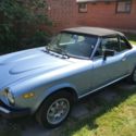 1982 lightblue Fiat 124 Spider thumbnail