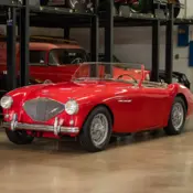 1954 Red Austin Healey 100-4 BN1 Roadster 3 spd with O/D thumbnail
