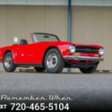 1969 Red Triumph TR-6 thumbnail