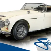 1963 Old English White Austin Healey 3000 thumbnail