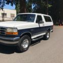 1993 White Ford Bronco thumbnail