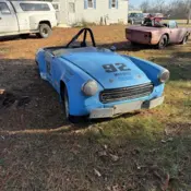 1961 Blue Austin Healey Sprite thumbnail
