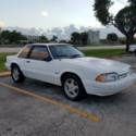 1991 White Ford Mustang thumbnail
