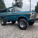 1979 Teal Ford Bronco thumbnail