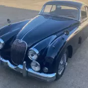 1960 Pacific Blue Jaguar XK150 thumbnail