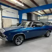 1969 Blue Chevrolet Chevelle SS396 thumbnail
