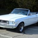 1968 Porsche White Ford Mustang thumbnail