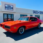 1968 Orange Pontiac GTO thumbnail