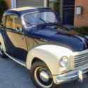 1950 Navy/cream Fiat 500C Topolino thumbnail