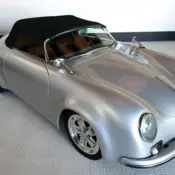 1957 Silver Porsche 356 thumbnail