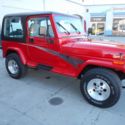 1994 Red Jeep Wrangler thumbnail