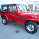 1994 Red Jeep Wrangler thumbnail