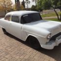 1955 White Chevrolet Bel Air/150/210 thumbnail