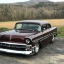 1956 Burgundy Chevrolet Bel Air/150/210 thumbnail