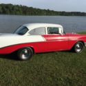 1956 Red Chevrolet Bel Air/150/210 thumbnail