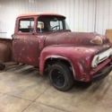 1956 Red Ford F-100 thumbnail