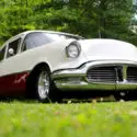 1956 CRIMSON RED DIAMOND WHITE PEARL Oldsmobile 88 thumbnail