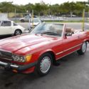 1987 Red Mercedes-Benz SL-Class thumbnail