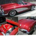 1958 Red Chevrolet Corvette thumbnail