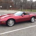 1989 Burgundy Chevrolet Corvette thumbnail