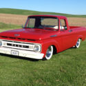 1961 red Ford F-100 thumbnail