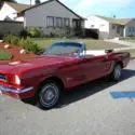1965 Red Ford Mustang thumbnail