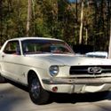1965 White Ford Mustang thumbnail