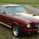 1966 Emberglow with Parchment strip Ford Mustang thumbnail