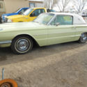1966 honeydew yellow Ford Thunderbird thumbnail