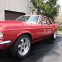 1968 Red Ford Mustang thumbnail
