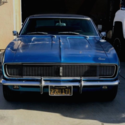 1968 Blue Chevrolet Camaro thumbnail