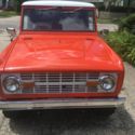 1970 Orange Ford Bronco thumbnail