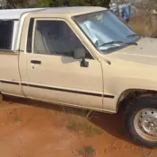 1986 Tan Toyota Pickup thumbnail