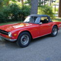 1971 Red Triumph TR-6 thumbnail