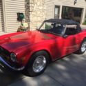 1973 Red Triumph TR-6 thumbnail