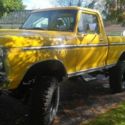 1976 Yellow Ford F-100 thumbnail