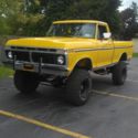 1976 Yellow Ford F-100 thumbnail